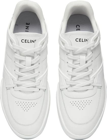 celine white leather sneakers|Celine kitten heels.